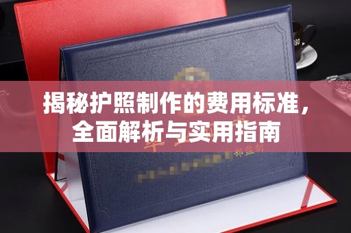 宁陕揭秘护照制作的费用标准，全面解析与实用指南