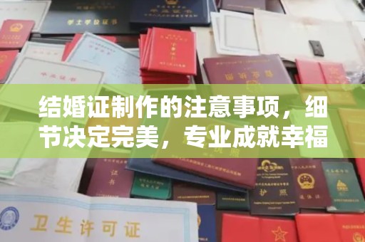 宁陕结婚证制作的注意事项，细节决定完美，专业成就幸福