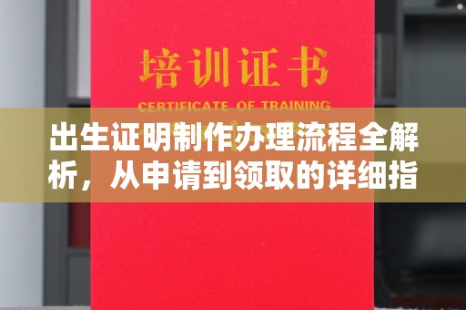 宁陕出生证明制作办理流程全解析，从申请到领取的详细指南